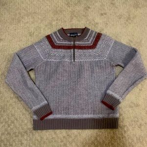 Patagonia Wool Quarter Zip Sweater